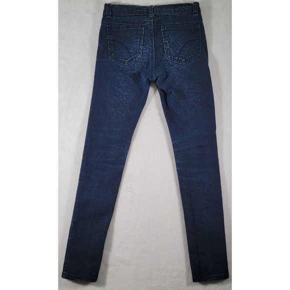 JOE'S JEANS Girls Size 12 Leopard Brown Velvet Skinny Slim Fit Legging Pants - Picture 6 of 16